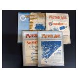 (5) Motor Age Magazines