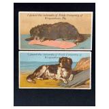 (2) Frick Co. Trade Cards