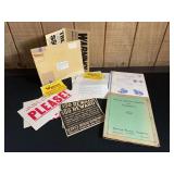 Misc. Literature