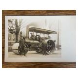 Buffalo Pitts Steam Roller Photo Postcard