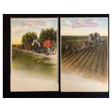(2) Gas Traction Co. Postcards