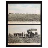(2) Aultman & Taylor Postcards