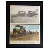 (2) Aultman & Taylor Postcards