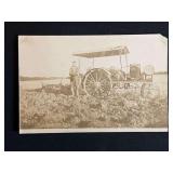 Waterloo Boy Tractor Photo Postcard