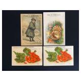 (4) Frick Co. Trade Cards