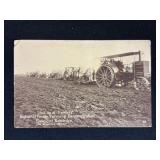 National Power Farming Demonstration Photo Postcard