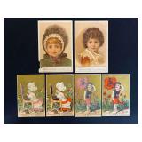 (6) Rumely Trade Cards