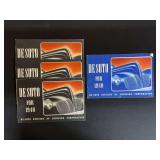 (4) 1940 De Soto Sales Literature