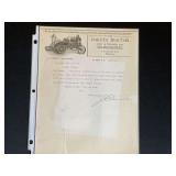 1914 Dakota Tractor Letter