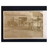 York Tractor Photo Postcard