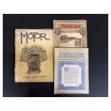 (3) Motor + Motor Age Magazines