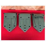Folding Entrenching Tool Set with Carrying Pouches