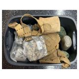US Military Field Gear and Canteen Assortment