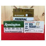 Federal and Winchester-Western 12 Gauge Shotgun Shells