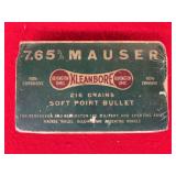 Remington Kleanbore 7.65mm Mauser Soft Point Ammunition