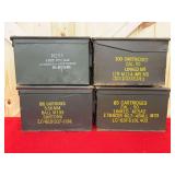 Assorted Military Ammunition and Ordnance Storage Cans