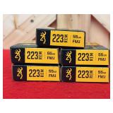 Browning 223 Remington 55 Grain FMJ Ammunition