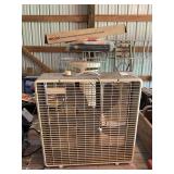 Toastmaster Box Fan, Corona 23DK Kerosene Heater, and Kero-Sun Accessories