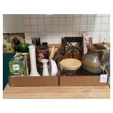Assorted Household Decorative Glassware and Kitchenware Collection