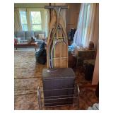 Laundry Hamper with Attached Metal Drying Rack