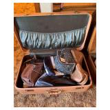 University of Illinois Hard-Shell Suitcase with Assorted Handbags