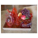 Collection of Mid-Century Art Glass and Pressed Glass Decorative Items