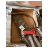 Assorted Garden Hand Tools and Corona Tool Sheath