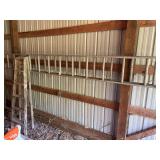 Assorted Ladder Lot: One Wooden Step Ladder and One Aluminum Extension Ladder