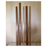 (5) Promotional Wooden Yardsticks