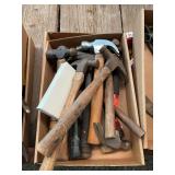 Assorted Hand Tools and Padlock Collection