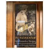 Winchester Light Hammerless Shotguns Advertising Sign