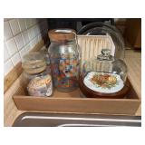 Assorted Kitchen Glassware and Serving Accessories Collection
