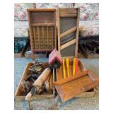 Collection of Household and Agricultural Advertising Items