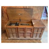Zenith Allegro Console Stereo with Turntable and 8-Track Player