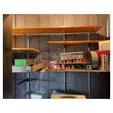 Assorted Sewing Notions, Thread Spools, and Craft Storage Collection