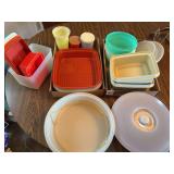 Collection of Assorted Plastic Food Storage Containers
