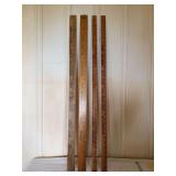 (4) Promotional Wooden Yardsticks
