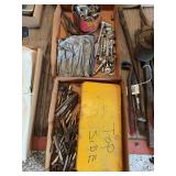 Assorted Hand Tool Collection with Socket Sets and Taps