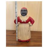 Cast Iron Mammy Figural Still Bank