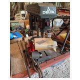 Delta 11-950 Drill Press with Buffalo Drill Press Vise and Assorted Hand Tools