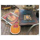 Collection of Advertising Signs and Lite Beer Lighted Sign
