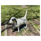 Cast Concrete Pointer Dog Garden Statue
