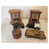 Collection of Six Banthrico Promotional Metal Coin Banks