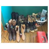 Assorted Collection of Footwear and Outdoor Accessories
