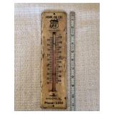 Phillips 66 Home Oil Co. Metal Advertising Thermometer, Raymond, IL
