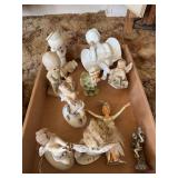Collection of Assorted Porcelain and Ceramic Figurines