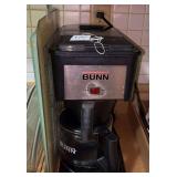 Bunn Coffee Maker and Decorative Glass Cutting Board Lot