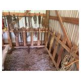 Collection of Assorted Farm Chains, Hoists, and Rigging Equipment