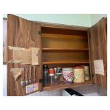 Collection of Kitchen Storage Tins, Glass Jars, and Magic Hostess Measuring Spoons