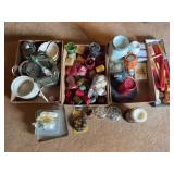 Assorted Collection of Decorative Candles, Candle Holders, and Accessories